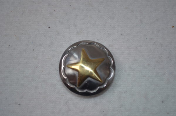 CONCHO ETOILE DORE 2.5 cm