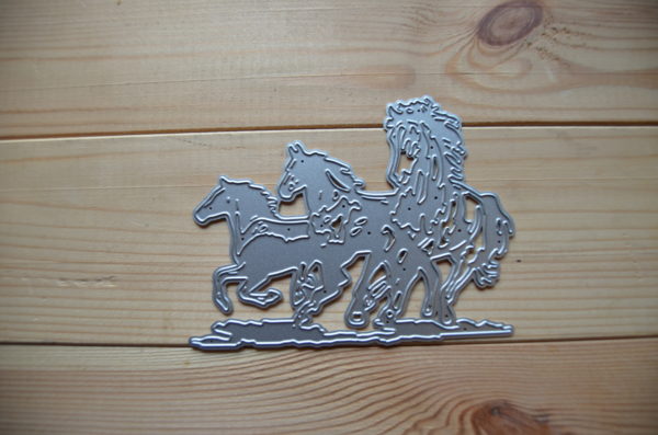 Plaque métal pour véhicule/vitre - 3 Chevaux (23)