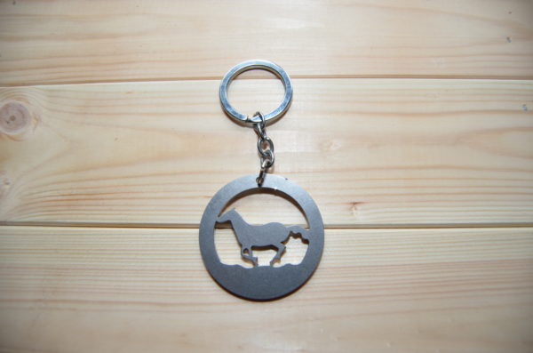 PORTE CLE - CHEVAL AU GALOP
