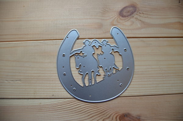 Plaque métal pour véhicule/vitre - 2 Cow-Boys (22)