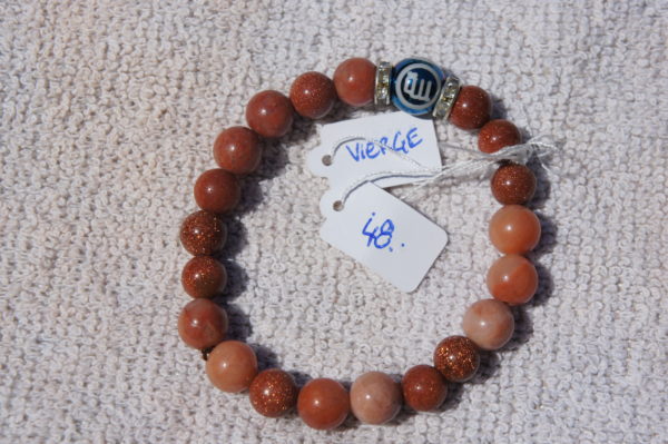 BRACELET HOME MADE - SIGNE ASTROLOGIE : VIERGE (48)